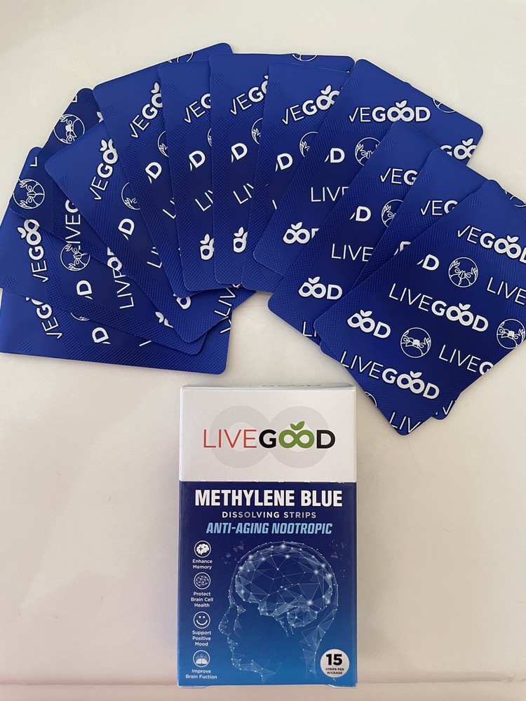 LiveGood MB/12 Dissolving Strips/Memory/3rd Party Tested/ Free Ship.