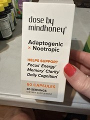 Dose, Adaptogenic Nootropic, 60 Capsules Exp 8/26