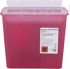 McKesson Prevent Sharps Container for Home Use, 5 Quart – for Biohazard Infect