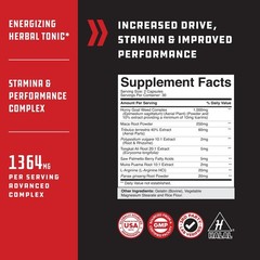 Extra Strength Testosterone Booster Bundle – Horny Goat Weed, Maca Root, Tongkat