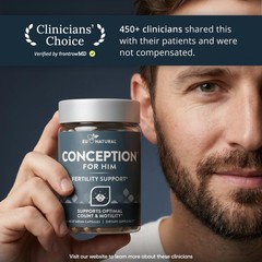 Eu Natural Conception for Him – Male Fertility 60 Count (Pack of 1), Clear