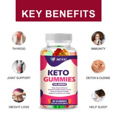 Keto BHB Gummies Diet ACV Weight Loss Night Time Fat burner Appetite Suppressant