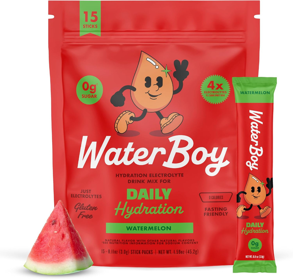Daily Hydration | 1,570Mg Electrolyte Powder Packets | No Sugar, All Natural, Gl