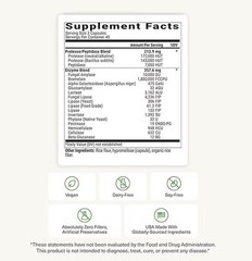 BIOptimizers MassZymes Digestive Enzymes 120 Caps New Sealed EXP 09/2027