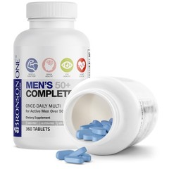 Bronson ONE Daily Mens 50+ Complete Multivitamin 360 Count (Pack of 1)