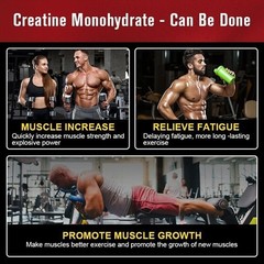 3500mg Creatine Monohydratea Capsules -Support Strength Muscle Booster 90Pcs