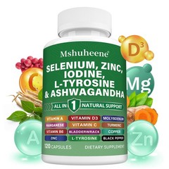 Immune Supplement,With Iodine Zinc Vitamin,Support Thyroid Health 120 Capsules
