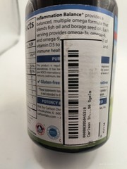 CarlsonLabs Inflammation Balance D3+ Omegas Joint Tissue 90 Softgels Ex8/26