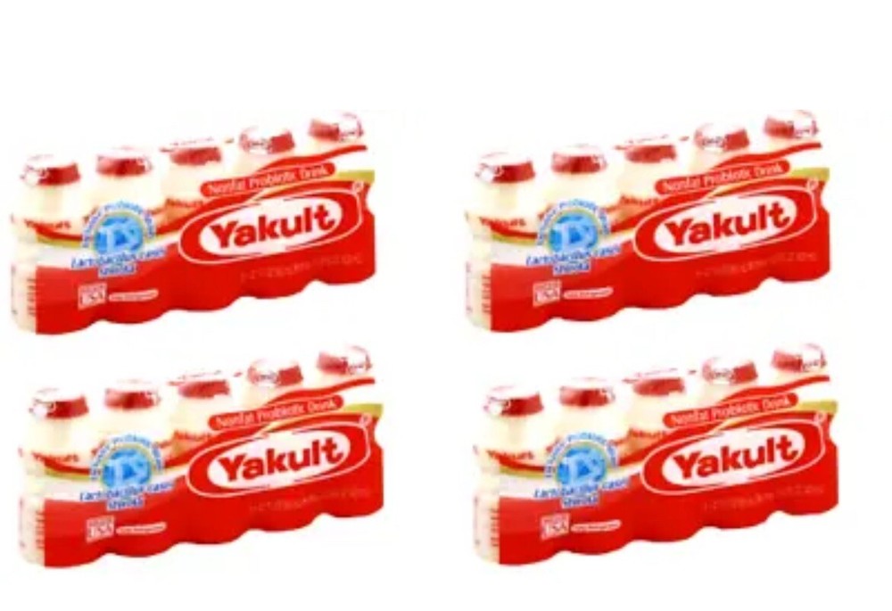 Yakult Probiotic Drink Nonfat 2.7 oz x 5 Bottles ( Pack of 6 )