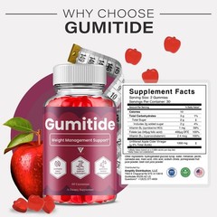 Gumitide Weight Management Gummies, Gumitide Supplement (60/120/180 Gummies)