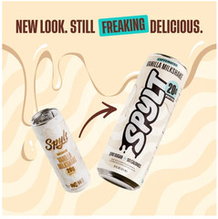 SPYLT High Protein Milk Vanilla 20g Protein 60mg Caffeine 12 Cans