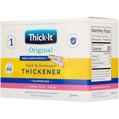 Thick-It Single Serve Packets Mildly Thick Nectar Flavorless, 0.18 oz, 25 pack