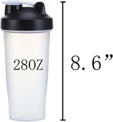 2 Pack 28oz Shaker Bottles Protein Mixer Cups with Stainless Steel Whisk Ball