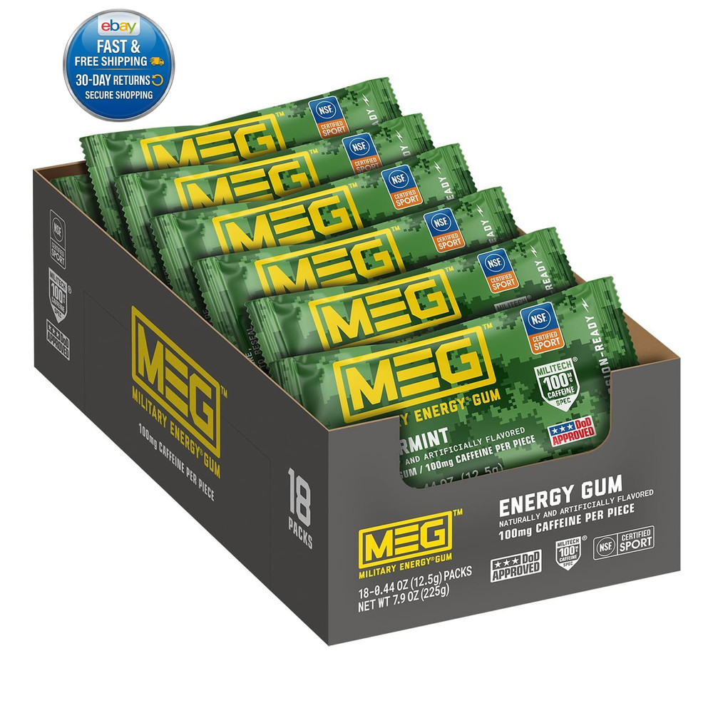 Spearmint | Enhance Your Physical Performanc Enhance 5 Count (Pack of 18), Green