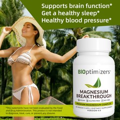 Magnesium BiOptimizers Breakthrough All 7 Essential Forms&Brain Health&for Sleep