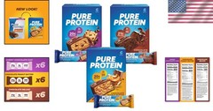 Nutritious On-the-Go Protein Bars Variety Pack – 18 ct, 20g Protein, Gluten Free