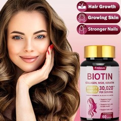 4x Biotin 30,020mcg High Potency 240 Tablets Hair Skin & Nails Vitamin B Complex