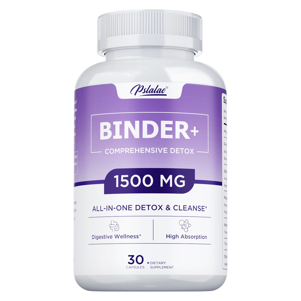 Binder Detox – Activated Carbon, Zeolite – Detox Support, Natural Cleanse Aid