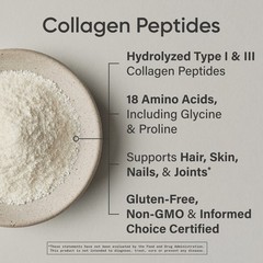 Collagen Peptides Hydrolyzed Type 1 & 3 Protein Supplement – Women & Men 20 Pack