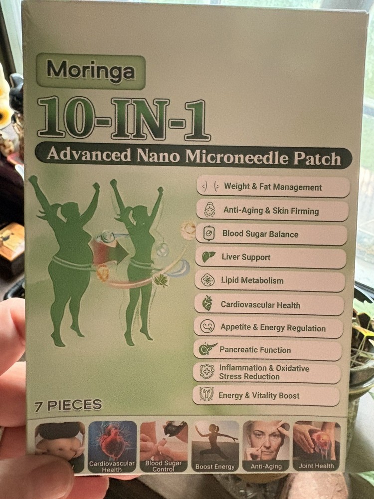Moringa Berberine NAD+ Weight Loss Patches Advanced Nano Microneedle