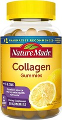 Nature Made Collagen with Vitamin C, Zinc & Biotin Dietary Supplement 60 Gummies
