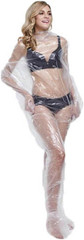 Disposable Plastic Body Wraps Unisex PE Sauna Bath Suit for Far Infrared Full Bo