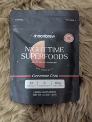 Moonbrew Cinnamon Chai Night Time Herbal Supplement Unopened