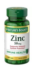 Nature’s Bounty Zinc 50mg 100 ct Caplets