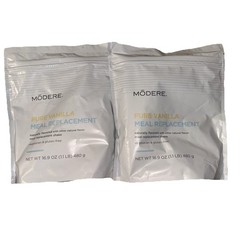 2 Pack Modere Pure Vanilla Meal Replacement 15 Servings Ea Exp 10/26
