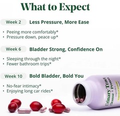Urinary Tract Cleanse & Protect 30 Ct Bladder Support Supplement for Women Cranb