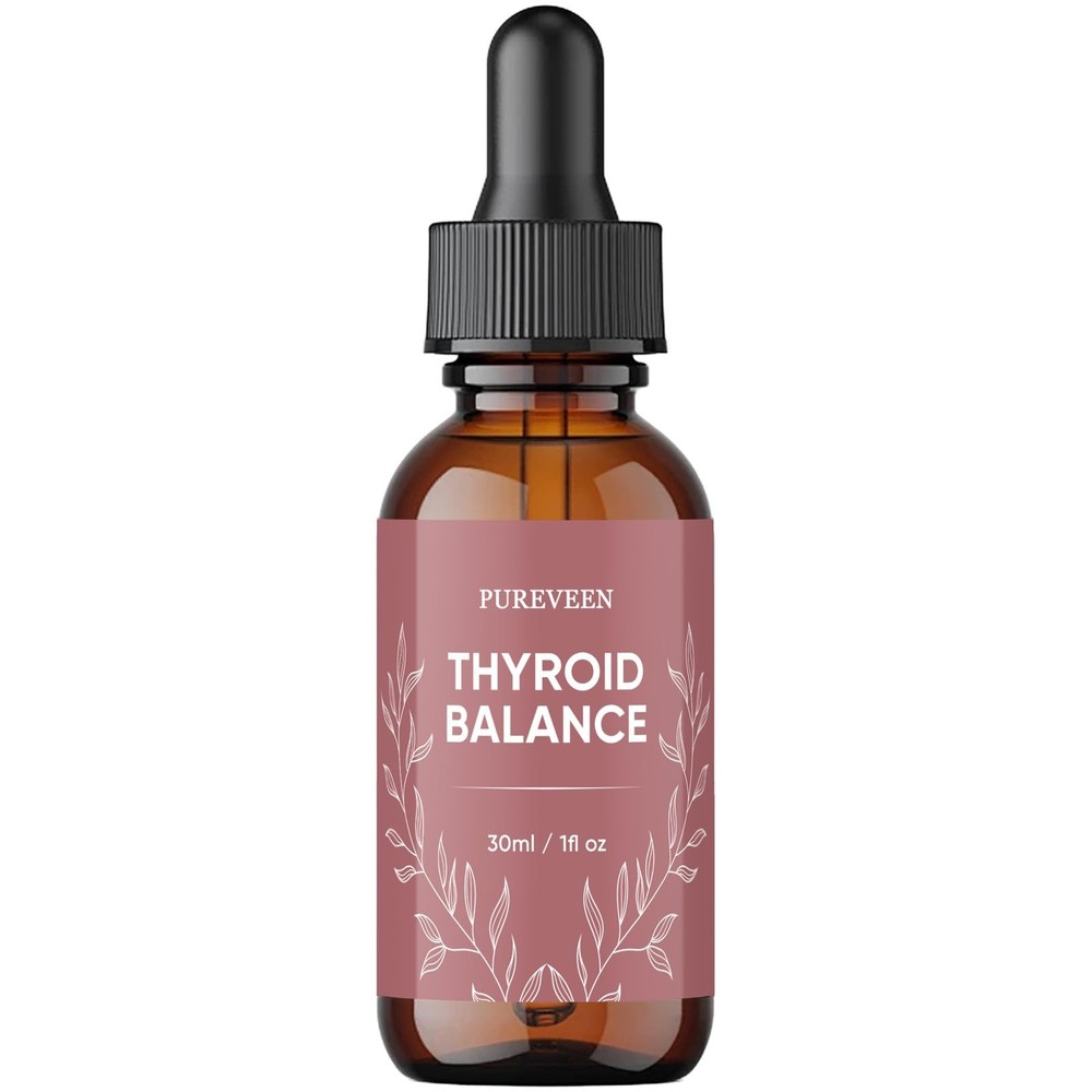 (2 Pack) Pureveen Thyroid Balance Drops