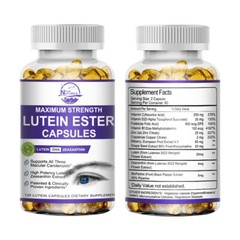 Lutein Eye Vitamins Zeaxanthin Bilberry to Support Eye Health 120 Capsules