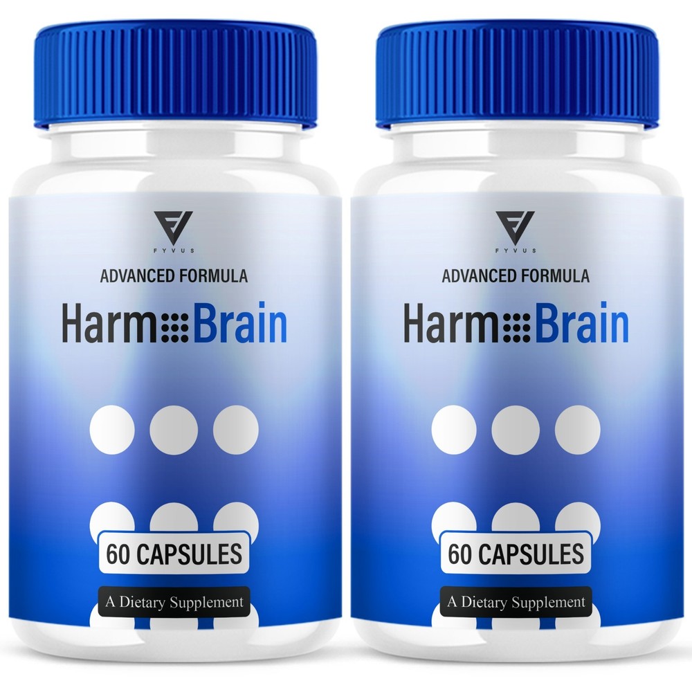 (2 Pack) Harmo Brain Focus Supplement, HarmoBrain Support (120 Capsules)