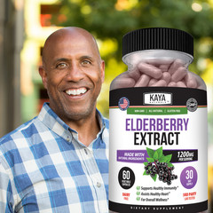 3X 60 count Immune Support, Elderberry capsule, Daily Immune and Antioxidants