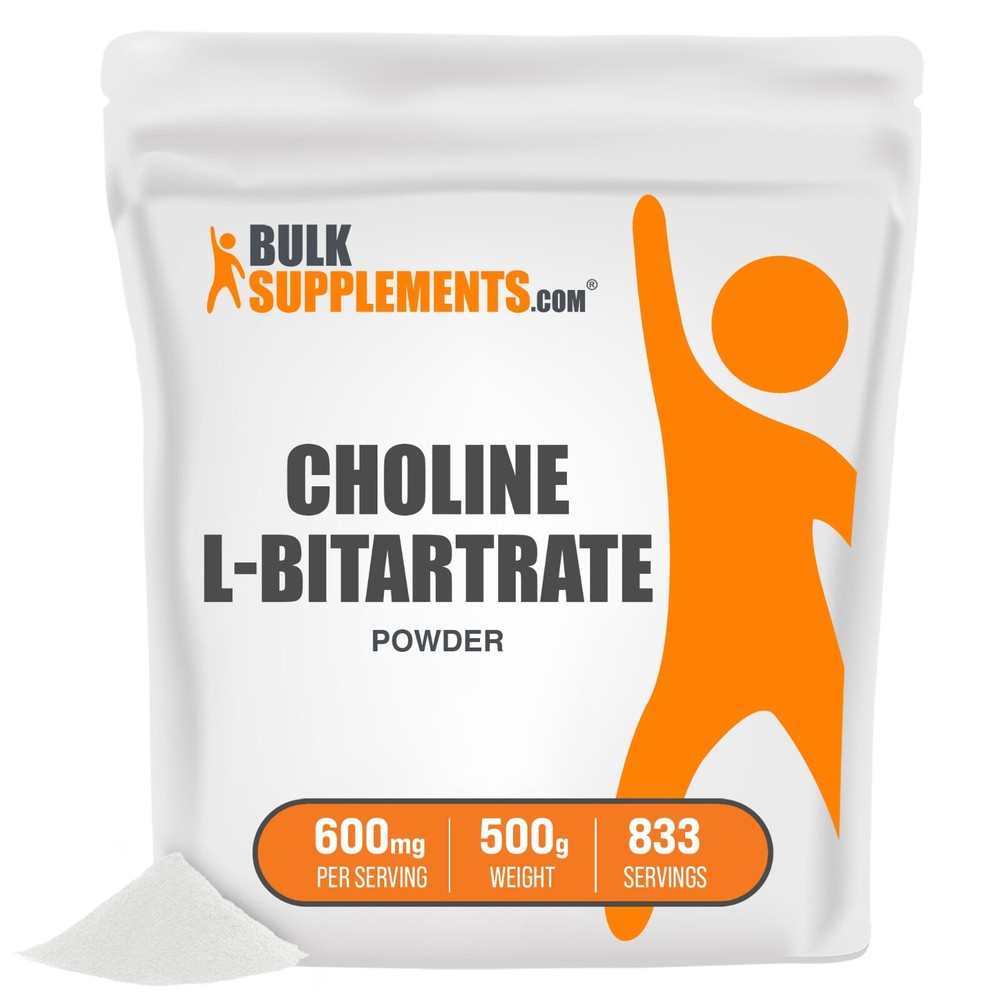 BulkSupplements Choline L-Bitartrate – Acetylcholine Supplements – Liver
