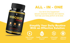 Vigorox Prime Max Performance Supplement, VigoroxPrime (60 Capsules)