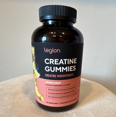 Legion Creatine Monohydrate Gummies Lemon Drop 150 Ct 30 Servings 5,000mg
