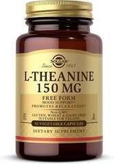 Solgar L-Theanine 150 mg – 60 Vegetable Capsules – Promotes Relaxation – Non-GMO