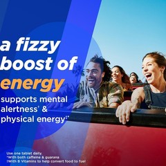 10ct Energy Boost Tablets – Refreshing Tropical Punch with Caffeine & Guarana