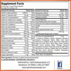 Liquid Capsules Multivitamin Softgels Men & Women, Daily Vitamin Mineral, 2 Pack