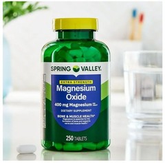 Spring Valley Extra Strength Magnesium Dietary Supplement 400 Mg 250 Count