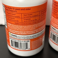 2 Pack Up & Up Psyllium Fiber Capsules Supplement 160 Each Exp 9/2026