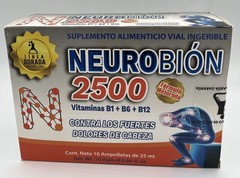 NeuroBion 2500 Formula Mejorada+ B1+B6+B12-10 Micro Ampollas De 25ml.