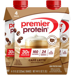 Premier Protein Shake, Café Latte, 30g Protein, 11 Fl Oz, 12 Ct
