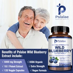Wild Blueberry Strength 10:1 Extract Capsules – Antioxidant,Vision Health