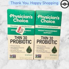 Physician’s Choice Thin 30 Probiotic for Weight Management 30 Count 2 pack
