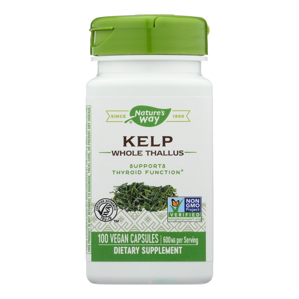 Nature’s Way Kelp 100 Capsules Exp: 11/30/2026