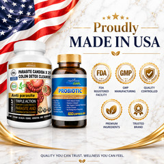 Bacterium probiotic support prevent made in USA 200 capsules vital Bacti pill