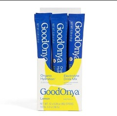 GoodOnya Organic Hydration | Lemon | 12 Sticks – New in Box