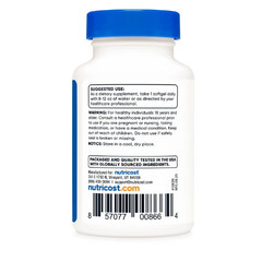 1 x 120 caps Nutricost Vitamin K2 (100mcg) + Vitamin D3 (5000 IU) -Free Shipping